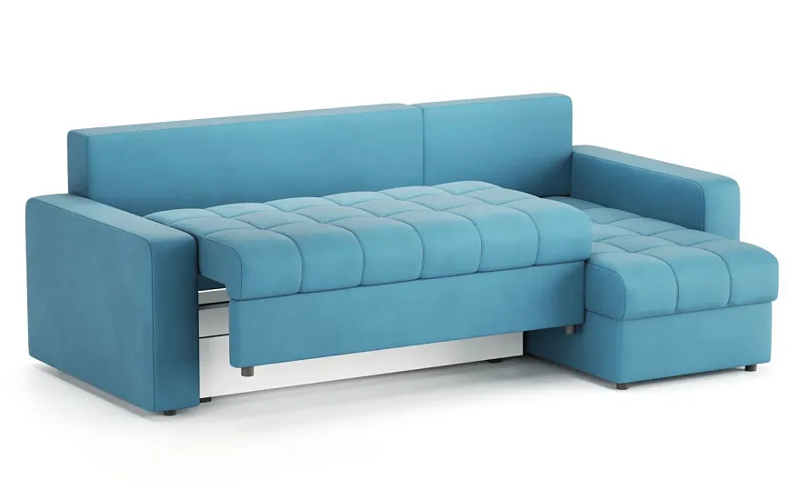Диван угловой Тренто Camaro 21 бирюзовый - 4